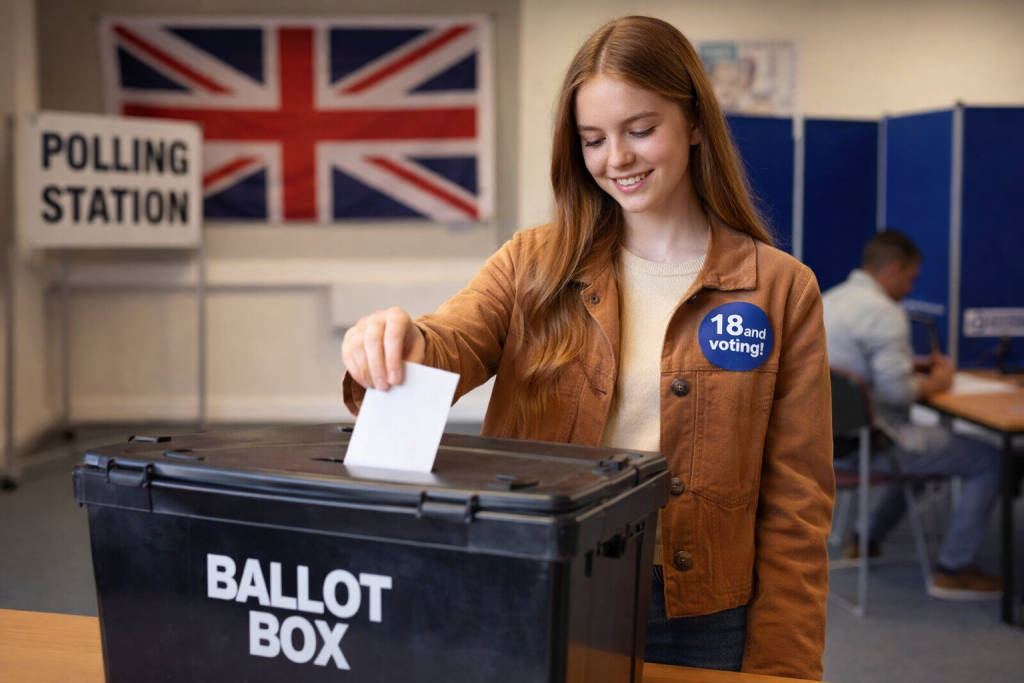 18 year old voting in uk local elections