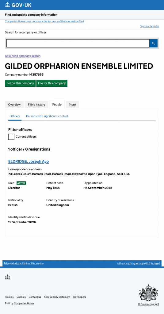 GILDED-ORPHARION-ENSEMBLE-LIMITED-people-Find-and-update-company-information-